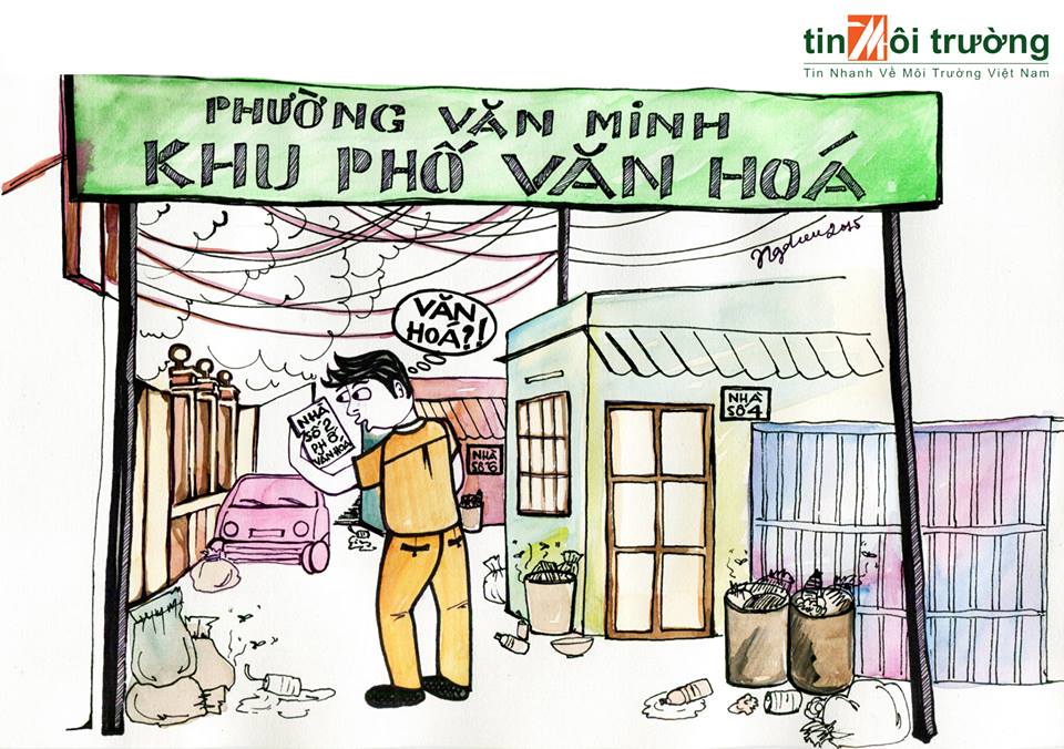 Tranh[-]biếm[-]họa[-]với[-]chủ[-]đề[-]“Không[-]xả[-]rác[-]bừa[-]bãi”[-]của[-]tác[-]giả[-]Nguyễn[-]Ngọc[-]Diệu